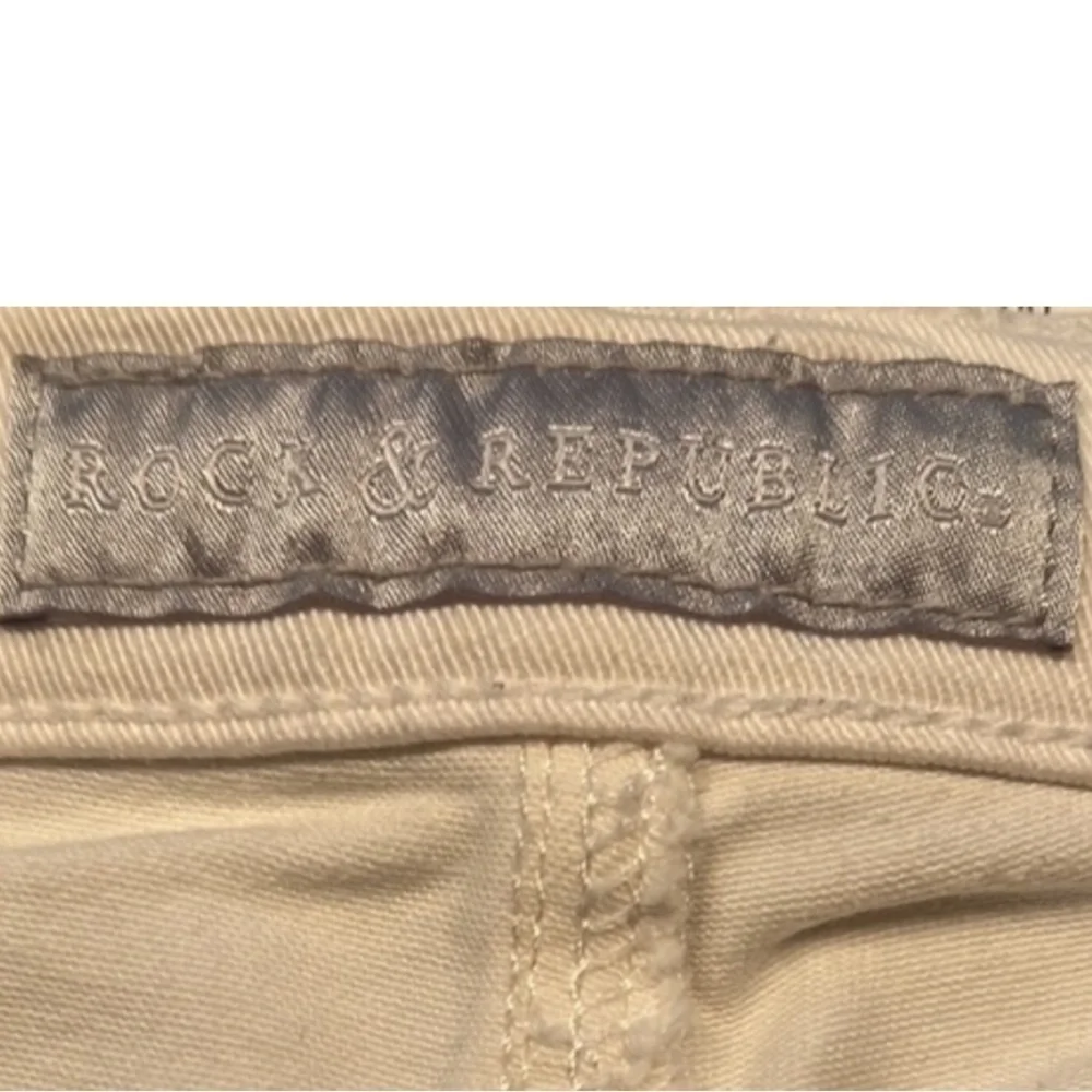 Roc& Republic Hula White Jean Shorts